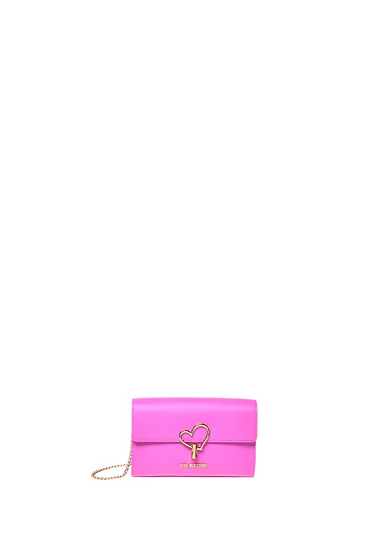 MOSCHINO - Borsa pu fuxia