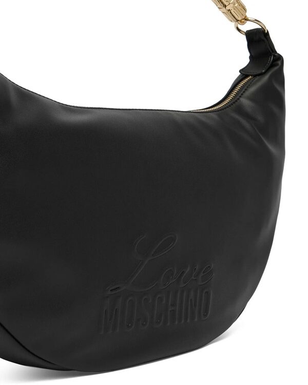 MOSCHINO - Borsa pu nero