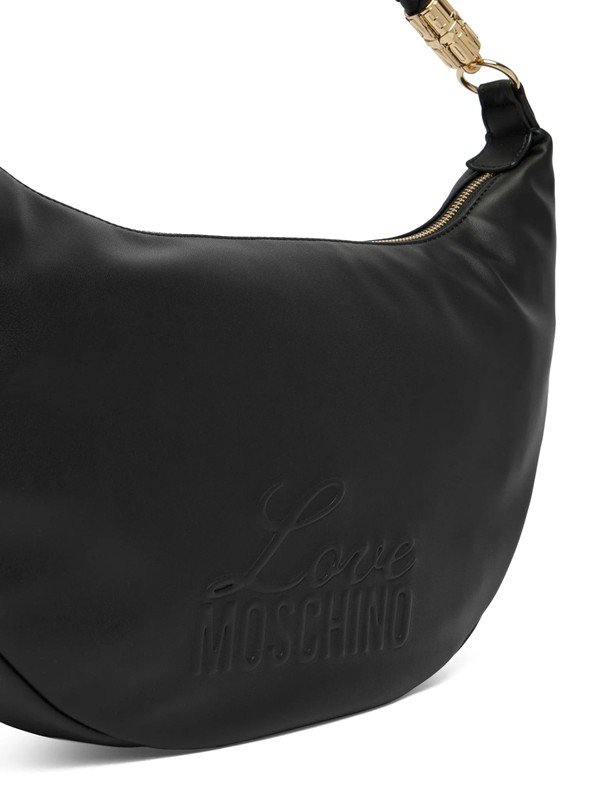 MOSCHINO - Borsa pu nero