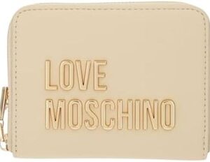 MOSCHINO - Portafoglio grs pu burro
