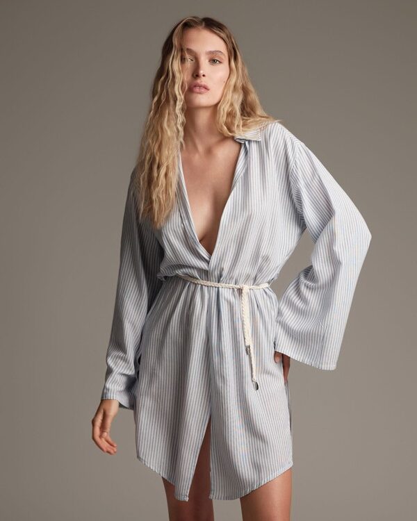COTAZUR - Viscosa rigata - camicia