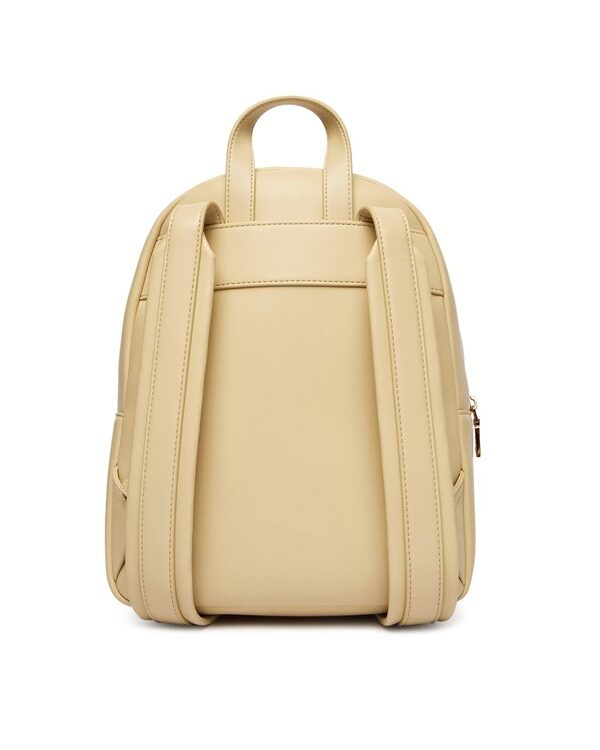 MOSCHINO - Zaino pu embossed burro