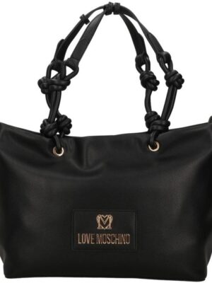 MOSCHINO - Borsa pu nero