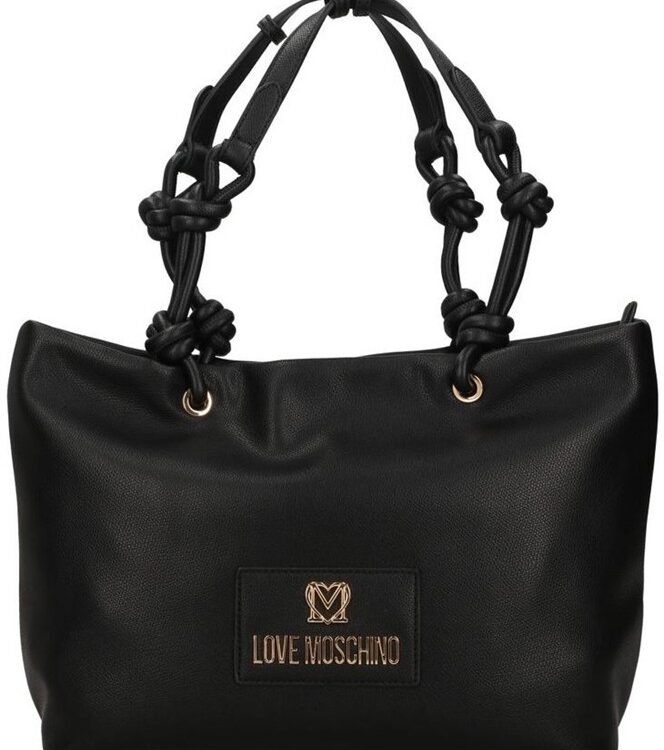 MOSCHINO - Borsa pu nero