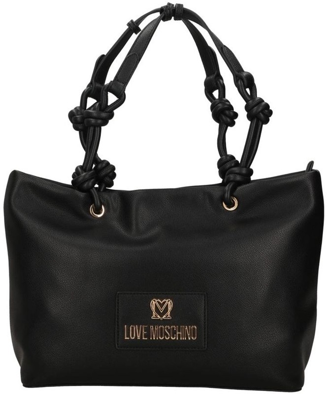 MOSCHINO - Borsa pu nero