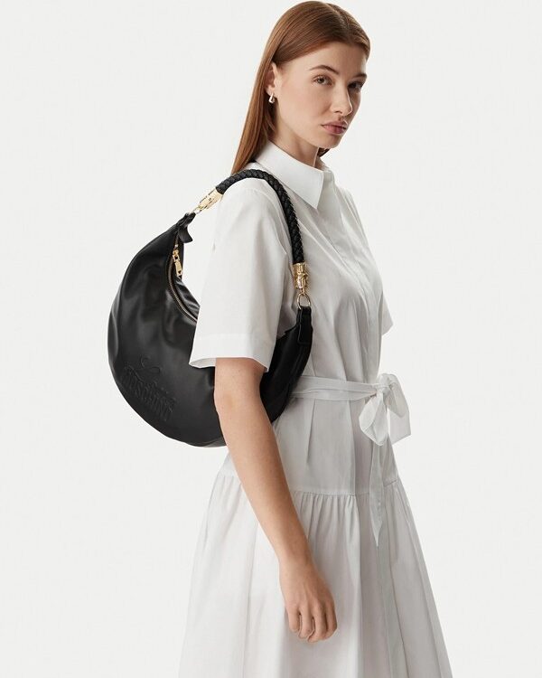 MOSCHINO - Borsa pu nero