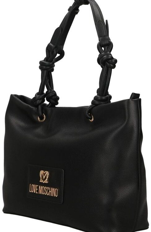 MOSCHINO - Borsa pu nero