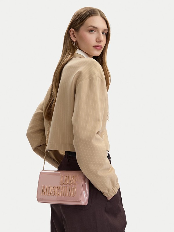 MOSCHINO - Borsa pu rosa
