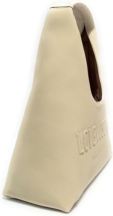 MOSCHINO - Borsa pu grs avorio