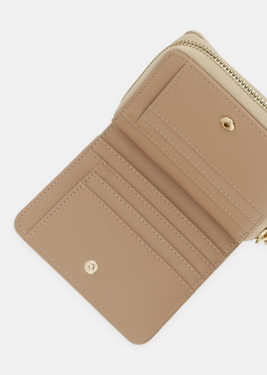 MOSCHINO - Portafoglio pu grs avorio